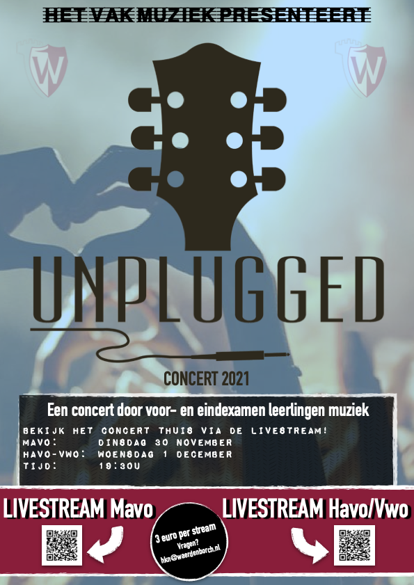 Unplugged poster LIVESTREAM